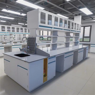 Bagaimana cara mengatur ketinggian meja laboratorium yang dapat disesuaikan s...